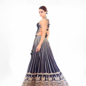 Kriti Sanon Navy Colour Lehenga