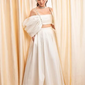 Aditi Rao Hydari Cotton Ivory Co-ord Set
