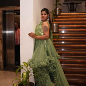 Aleena Fashion House -Designer Party Wear Gown