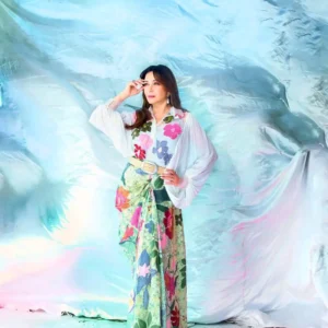 Madhuri Dixit in Elegant Floral Co-ord Set