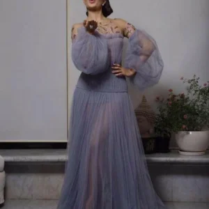 Jacqueline Fernandez Tulle Wedding Dress